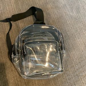 Urban outfitters clear mini backpack